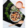 thumbnail image 3 of St Patrick's Day Kitchen Dish Towels for Drying Dishes Set of 3, Shamrock Leaf Coffee Cups Books Dark Green Waffle Weave Microfiber Hand Tea Bathroom Towels Quick Dry & Absorbent Towel 12x12, 3 of 7