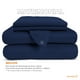 thumbnail image 4 of Juego de Funda para Edredon Duvet Dreamlab, Tamaño Matrimonial, Color Azul Marino, 3 Piezas, 4 of 9