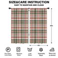 thumbnail image 2 of Blackout Kids Curtains,Green Red Brown and White Checkered Pattern Childrens Insulated Curtains Set Of 2,Bedroom Essentials,Toddler Room Decor 42"x84", 2 of 5