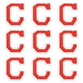 thumbnail image 1 of Parches de letras planchados Uxcell, 9 piezas de 2"/5cm, letras C, parches bordados para coser en ropa, vestidos, calcetines, jeans, gorras, accesorios de bricolaje (Rojo), 1 of 6