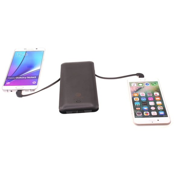 Charger 10000mAh Power Bank for OnePlus Nord N300 5G/N20 5G, 10T 5G Phones - Backup Battery Portable USB Port Built-in Adapters AC Plug Compatible With OnePlus Nord N300 5G/N20 5G, 10T 5G