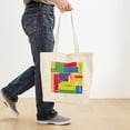 thumbnail image 6 of CafePress - Bassoon Colorblocks Tote Bag - Unisex Canvas Tote Bag, Beige, 1-Piece, 6 of 9