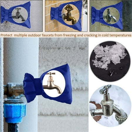 

〖TOTO〗Faucets Protection For Faucet Cover Faucet Faucet 3Pcs Faucet Socks Freezing Outdoor Tools Home Improvement