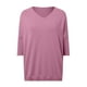 thumbnail image 4 of Jerséis de mujer con cuello en V y manga 3/4 - Jersey holgado - Tops informales de primavera/otoño, 4 of 5