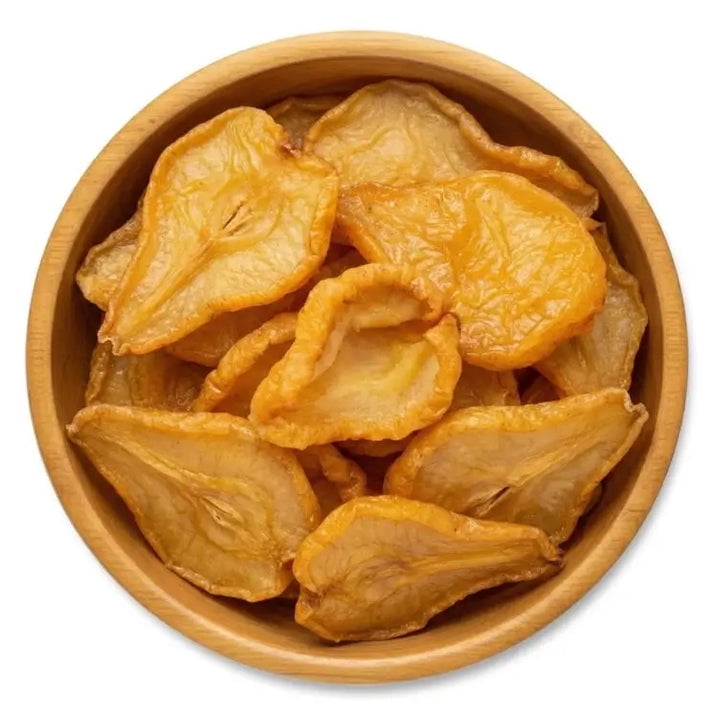 NY SPICE SHOP Dried Pears Californian Jumbo - 3 Pound - Jumbo Dried Pear Slices - Golden Pear Pieces - Soft & Tender Dried Pear Slices - Sweet Golden Pear Halves for Snacking, Baking, Trail Mix