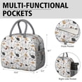 thumbnail image 6 of Reusable Cat Lnsulated Lunch Bag for Women & Men-Leakproof Water-Resistant Cooler Tote,Large Capacity(10.6x8.7x6.3in)for Work,Office,Travel,Picnic,Beach., 6 of 7