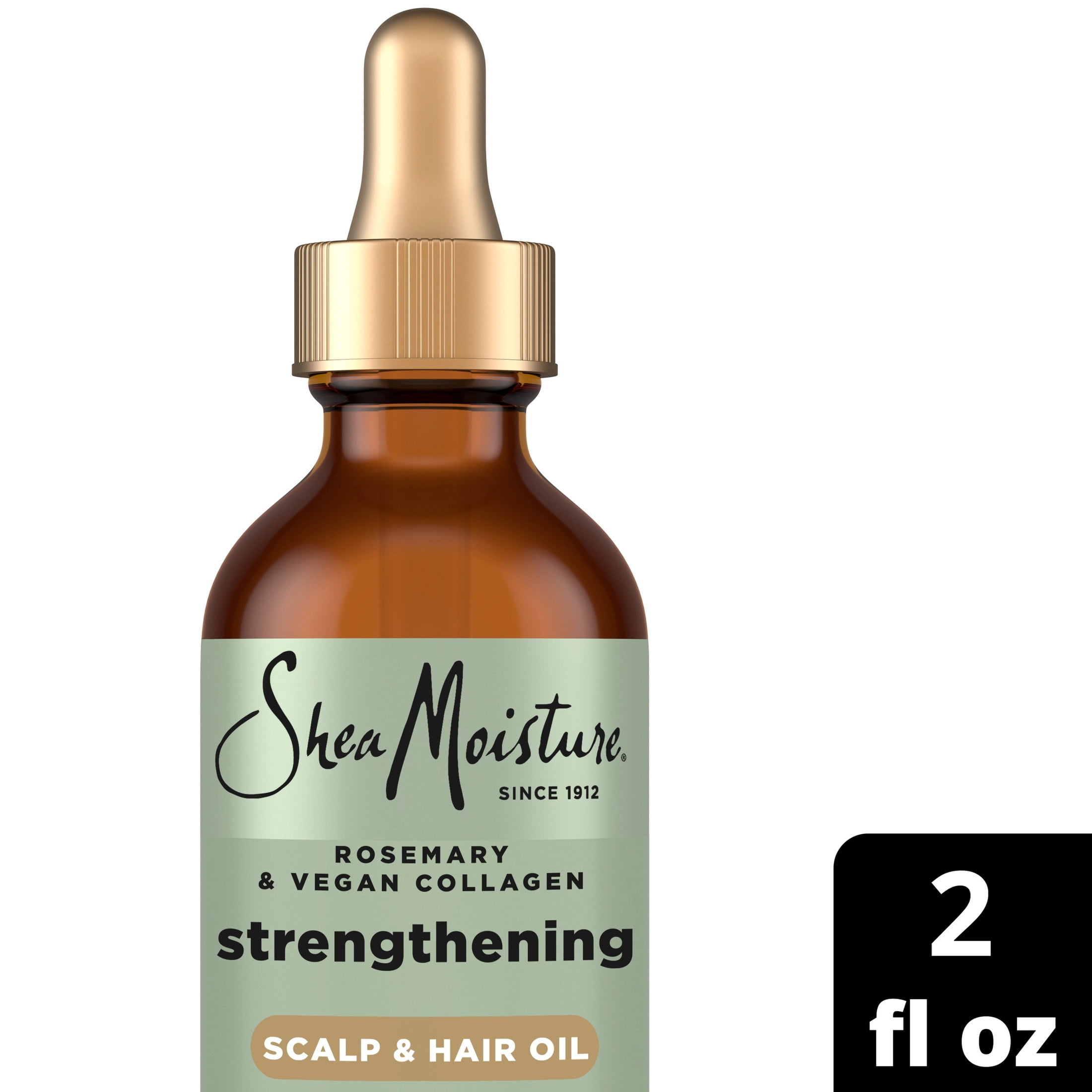 SheaMoisture Strengthening Scalp & Hair Oil Rosemary & Vegan Collagen, 2 fl oz 1
