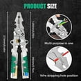 thumbnail image 3 of 18 In 1 Foldable Ｗire Stripper, 2026 New Wire Strippers with Voltage Detector, Multifunctional Wire Stripping Pliers for Cutting And Pulling Wires Cable, Cable Cutters with Plier, Crimper, 3 of 4