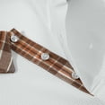 thumbnail image 6 of Mens Waffle Golf Shirts Short Sleeve Moisture Wicking Quick Dry Fashion Designed Plaid Collar Polo Shirts for Men Sizes XS-2XL Gray, 6 of 9