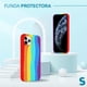 thumbnail image 2 of Funda de Protección para iPhone 11 / 11 Pro - Sovico - Silicón Arcoíris, 2 of 7