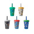 thumbnail image 1 of Vasos infantiles REDUCE de 12 oz, paquete de 5, con popotes antiderrames, 1 of 7