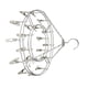 thumbnail image 2 of Estante de secado con forma de ciruela cuadrada redonda, calcetín, ropa interior, tendedero para exteriores, secador, percha para ropa, Clips de toalla multifuncionales Inevent JJ19167-02, 2 of 4