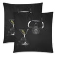 thumbnail image 2 of MKHERT French Bulldog Throw Pillowcase Pillow Cover Cushion Couver 18x18 inch, Set of 2, 2 of 3