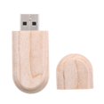 thumbnail image 3 of Regalo de memoria USB de ovalada para amigos clientes - 64GB Sunnimix Almacenamiento en disco USB, 3 of 4