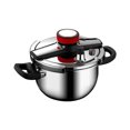 thumbnail image 3 of 304 Stainless Steel Pressure Cooker, Large Capacity Pressure Cooking Pot, Mini Kitchen Pressure Pan For Gas Stove Electric Stove Induction, 3 of 8