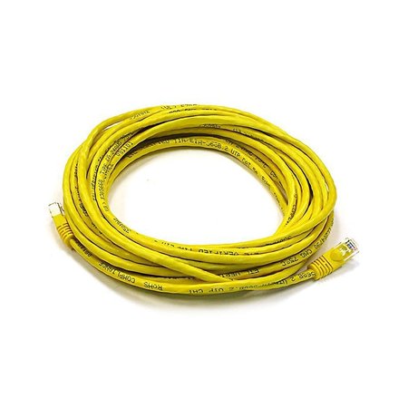 UPC: 0844660021544 | Monoprice – Patch cable – RJ-45 (M) to RJ-45 (M) – 25 ft – UTP – CAT 5e – snagless  stranded – yellow