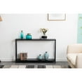 thumbnail image 5 of Zimtown Console Table Sofa Table with Storage Shelf, Narrow Long Entryway Table Side Table for Living Room, Hallway, Bedroom, Foyer, Black, 5 of 11
