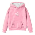 thumbnail image 4 of DHFJKG Pullover Girls Hoodies Sweatshirts Printed Casual Long Sleeve Pocket Hooded Tops For Girls Fashion Athletic Wear Active Trendy Sweatshirts, 4 of 4