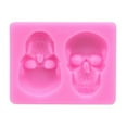 thumbnail image 2 of Xihbxyly Decoración de Pastel de Calavera de Halloween, Forma de Calavera 3D, Perfecta para Pasteles, Cubitos de Hielo y Gelatinas, de Fusión Lenta, Esencial para Fiestas, Fiestas de Acción de Gracia, 2 of 6
