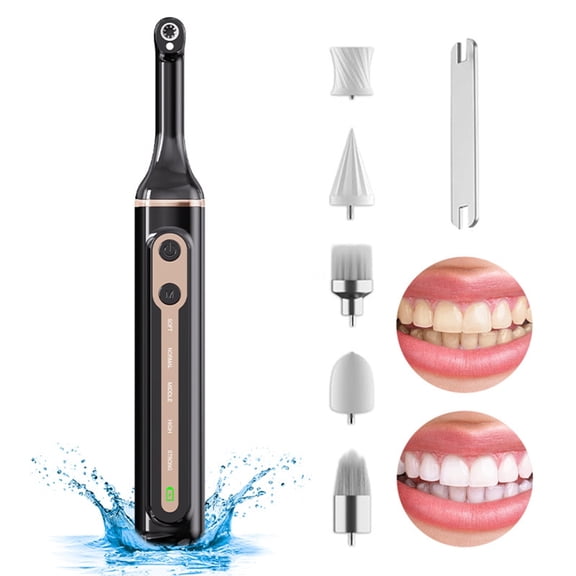 Sinyiin Rechargeable Teeth Cleaning Polisher Plaque Remover Waterproof Tooth Polishing