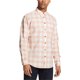 thumbnail image 1 of DKNY Camisa con botones a cuadros para hombre, naranja, pequeña, 1 of 1