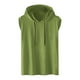 thumbnail image 1 of pstuiky Camiseta sin mangas para hombre, Camiseta deportiva sin mangas con capucha y estampado de letras para hombre Chaleco de hombre xl, 1 of 5