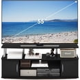 thumbnail image 5 of Center Columbia Walnut Black - TV Stand 47" TV - Media Console Storage - Modern Design, 5 of 6