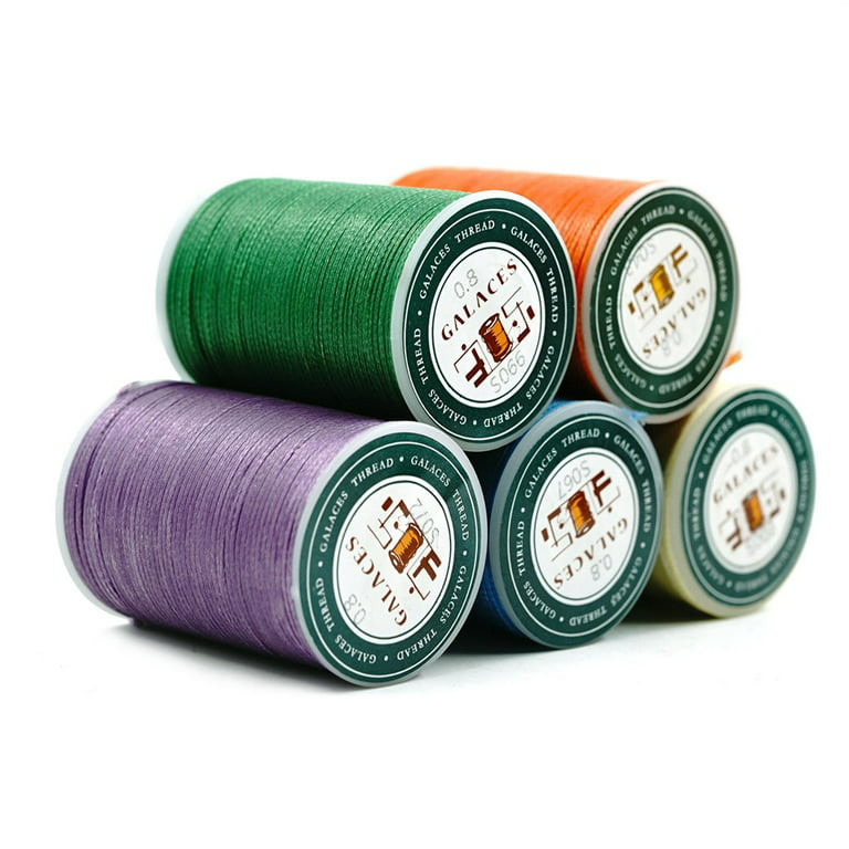 Threadart Heavy Duty Bonded Nylon Thread - 1650 yards (1500m) - Coated No  Unravel - #69 T70 Size 210D/3 - For Upholstery, Leather, Vinyl, Weaving  Hair, Denim, & More - 26 Colors Available - Red 