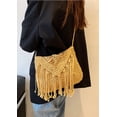 thumbnail image 4 of Bolsa cruzada Caissip de macramé estilo hobo para mujer, 4 of 7