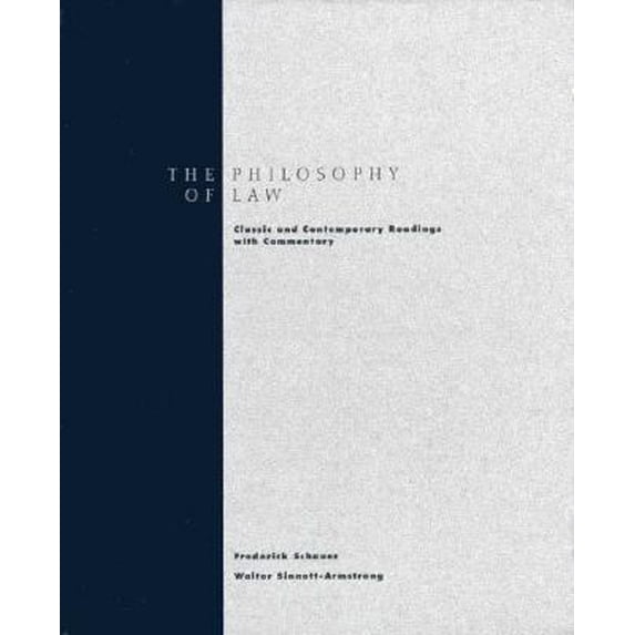 Pre-Owned Philosophy of Law: Classic and Contemporary Readings with Commentary by Fredrick Schauer Hardcover, LAW, 1002 Pages (English)
