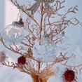 thumbnail image 2 of Bola transparente de 8cm con luces, bola colgante, decoraciones navideñas, bola de decoración navideña, bola de Navidad para ventana, 2 of 2