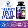 thumbnail image 4 of Psyllium Husk Powder 2000mg Per Serving - Soluble Fiber Supplement for Daily Digestive Health & Regularity Support, Natural Psyllium Powder Caps, Vegan Prebiotic, Non-GMO & Gluten-Free - 60 Capsules, 4 of 9