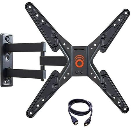 High Supply Full Motion Articulating TV Wall Mount Bracket for 26-55 Inch TVs â€“ Extend, Tilt and Swivel Your Flat Screen TV 180 Degrees â€“ Easy Single Stud Installation â€“
