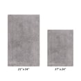 thumbnail image 3 of Better Trends 2 Piece Bathroom Rug Set 100% Polyester (17" x 24" | 21" x 34") Bath Rug, Water Absorbent Non-Slip Bath Mat Machine Washable Micro Plush Collection - Gray, 3 of 6