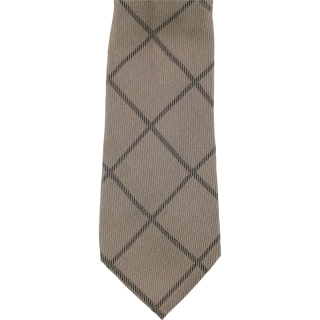 Tasso Elba Cravate Auto-Nouée Parisi pour Hommes, Marron, Taille Unique