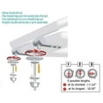 thumbnail image 4 of Printed Design Oval Elongated Toilet Seat With Adjustable Zinc Hinges Brazil, 4 of 4