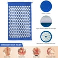 thumbnail image 4 of Acupressure Mat Back Pain Relief Massage Cushion Yoga Spike Mat, 4 of 8