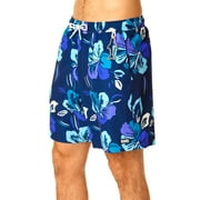 Rugged Shark Men's & Big Men's Swim Trunks, 7 Inseam, Sizes S-3XL