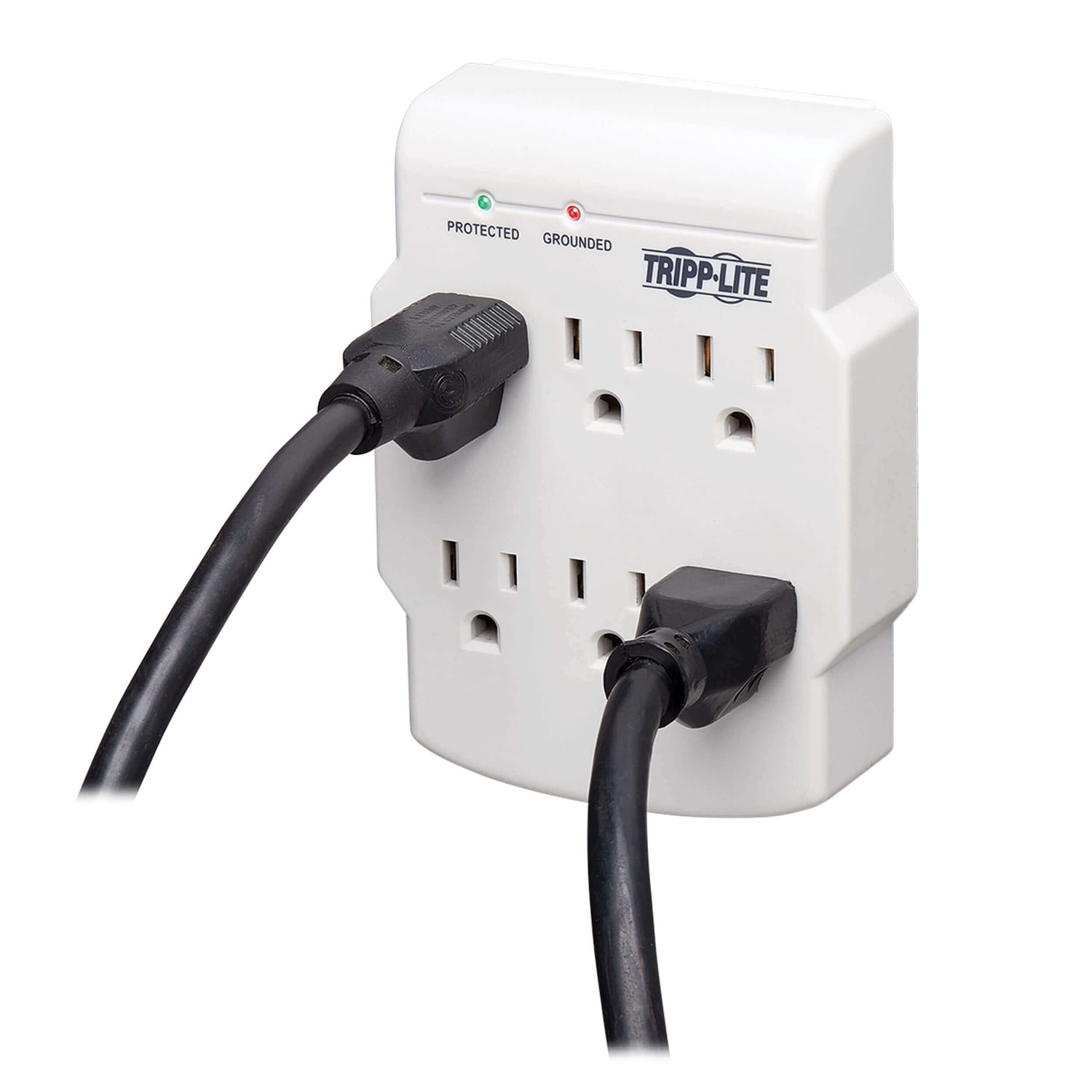 Tripp Lite by Eaton Protect It! 750-Joules Low-Profile Surge Protector Wall Tap, 6 Outlets, Direct Plug-in, SK6-0, SK6-0