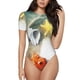 thumbnail image 1 of Balery Seashell On The Beach Body de cuello redondo de manga corta para mujer Tops de manga corta Tops básicos-Large, 1 of 7