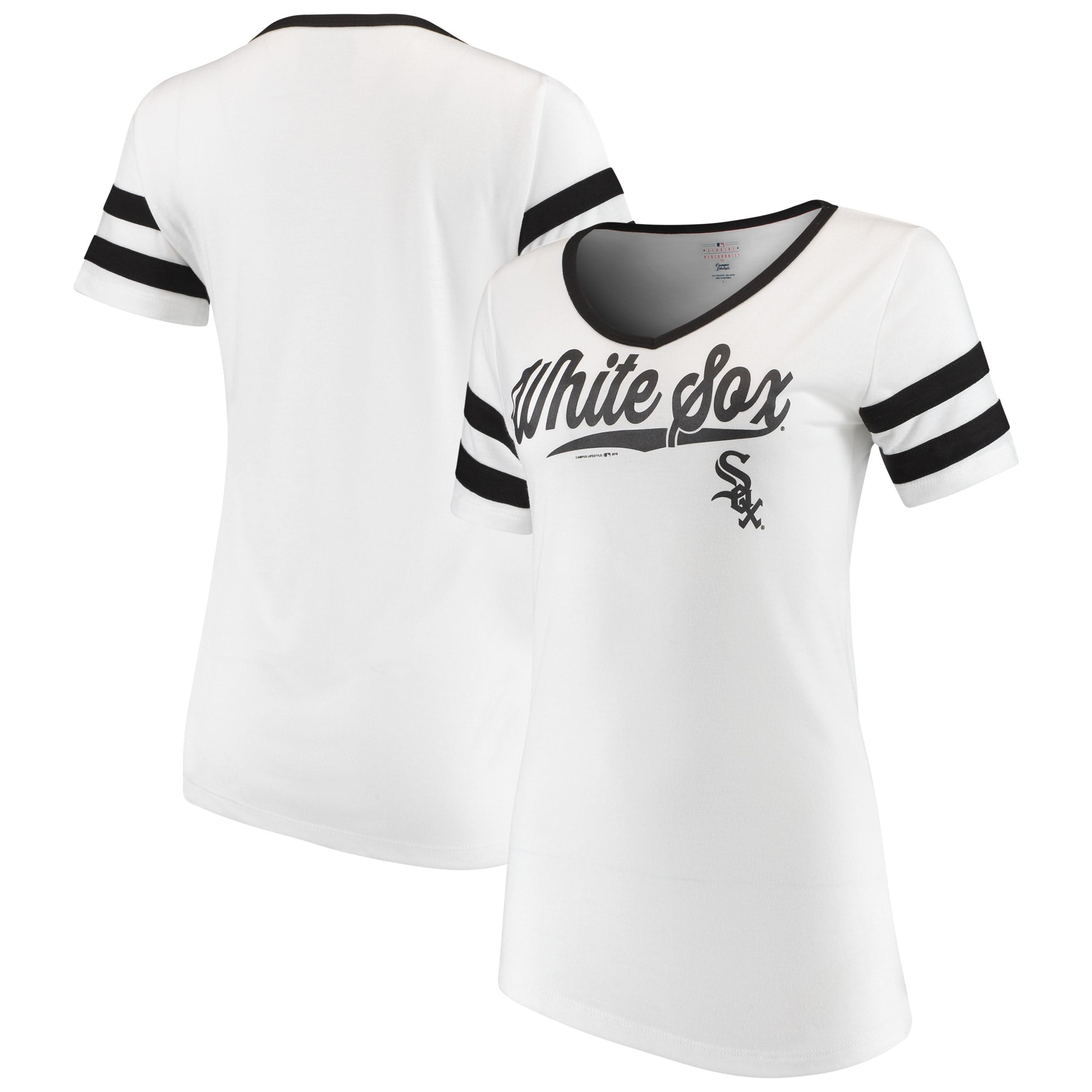 womens black white sox jersey