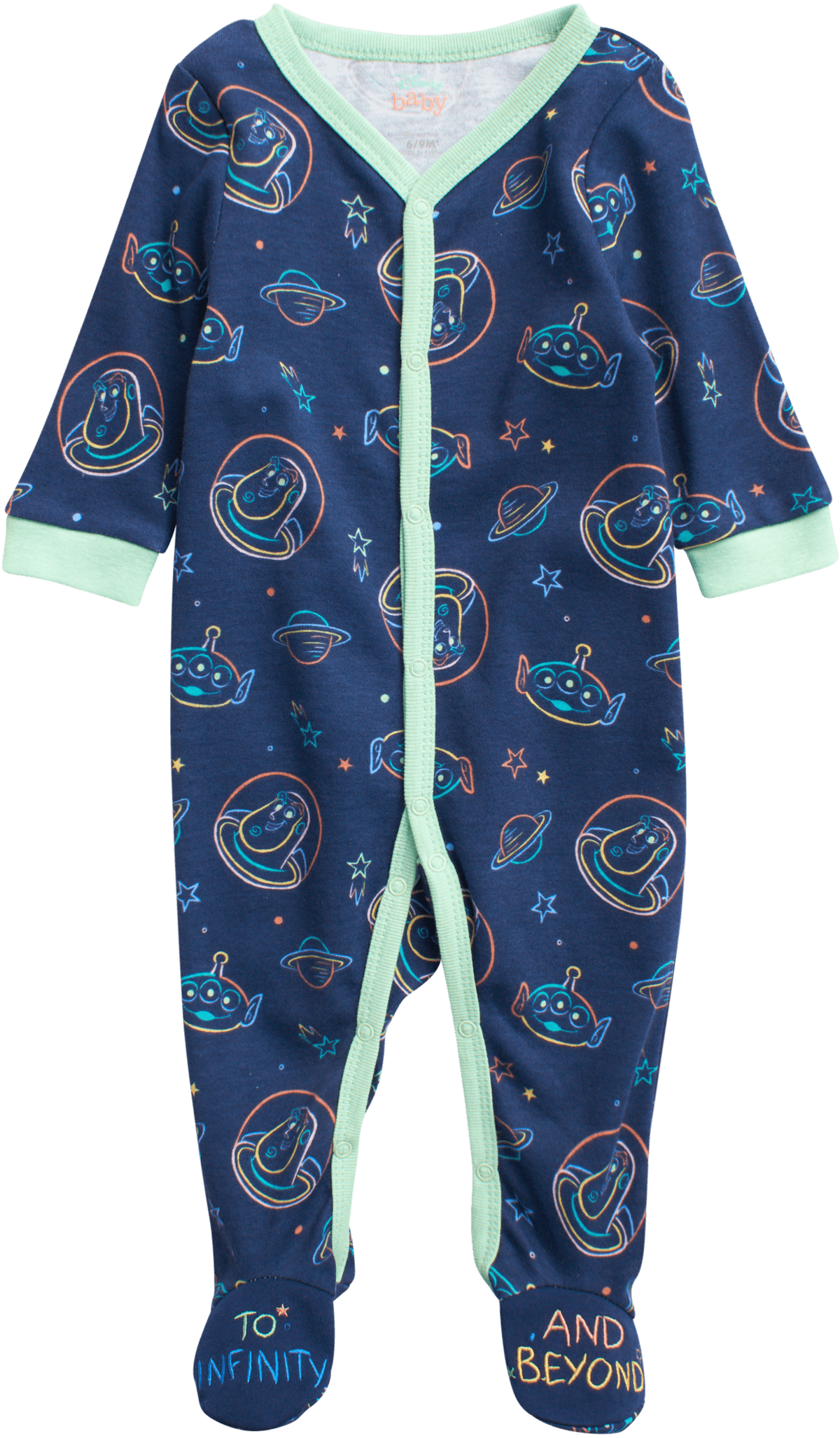 Disney Baby Boys’ Footed Coveralls Newborn Layette Sleep n' Play