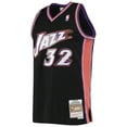 thumbnail image 2 of Men's Mitchell & Ness Karl Malone Black Utah Jazz 1998/99 Hardwood Classics Swingman Jersey, 2 of 3