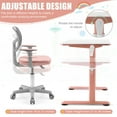 thumbnail image 4 of Costway Ensemble de Table et de Chaise de Bureau Réglable en Hauteur pour Enfants de Plus de 3 Ans Rose, 4 of 9