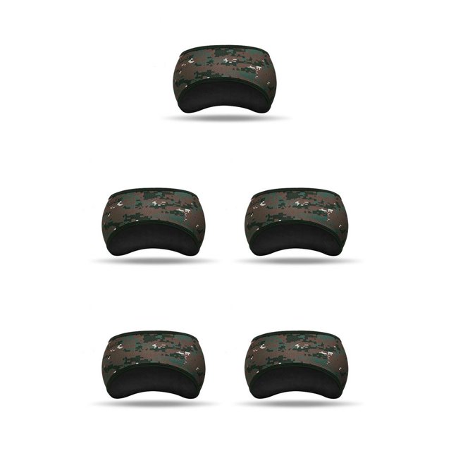 Yuarrent Bandas para la cabeza Protección para la cabeza de vellón Orejeras anchas ajustables Calentadores para los oídos deportivos universales Bandas Type2 NO2 Yuarrent CBP374047