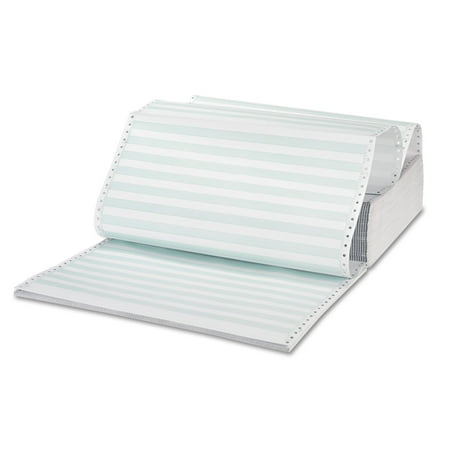 Universal Charge Bar - Universal Green Bar Computer Paper, Perforated 3-Part Carbonless, 14-7/8 x 11, 1100 Sheets