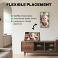 thumbnail image 2 of Arktronic FRAMEO 21.5 Inch Touchscreen Large Digital Photo Frame, 1920x1080 WiFi Digital Picture Frame 32GB, Security Share Photo/Video via APPs, Email, USB/Mirco SD, Easy Set Up, Gifts for Mom, 2 of 10