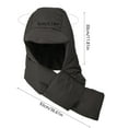 thumbnail image 2 of Winter Scarf for Men Cold Weather, Windproof Neck Gaiter & Pullover Hood with Ear Protection, Winter Hats for Women Cold Weather, 2 of 6
