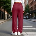 thumbnail image 6 of Women's Jogger Pants With Elastic Drawstring Wasit Pants Waist Multi-Pockets Casual Sweatpants For Active Gym Sessions, 6 of 7