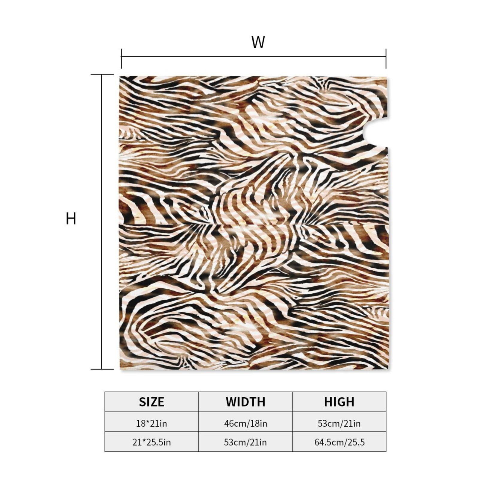 Rateoe Watercolor Zebra Printed Mailbox Covers - Easy to Install Fall, Winter, Spring, Summer Mailbox Cover - Weather and UV-Resistant Mailbox Decor - Mailbox Magnetic Covers-25.5x21 in